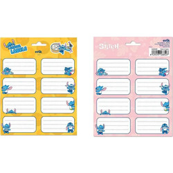 16 Αυτοκόλλητες Ετικέτες Disney Stitch Erik