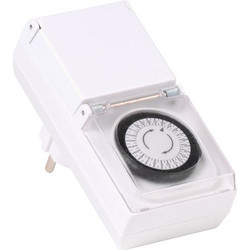 VIVANCO OUTDOOR MECHANICAL TIMER SOCKET 3680W white