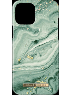 iDeal of Sweden Fashion Back Cover Mint Swirl Marble (iPhone 13 Pro Max)