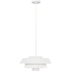 Feiss Brisbin Κρεμαστό Φωτιστικό Οροφής Matte White E1-FE-BRISBIN-MW