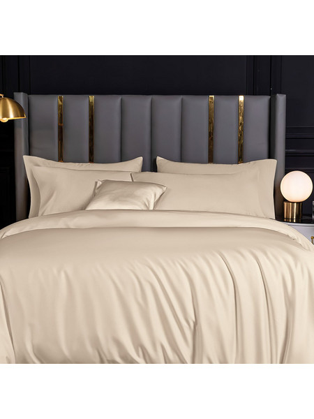 Ζεύγος Μαξιλαροθήκες 50x70 Oxford Rythmos Bamboo- Μπεζ