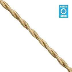 Υφασμάτινο Στριφτό Καλώδιο IP20 2 x 0.75mm