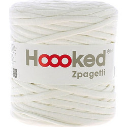 HOOOKED Νήματα και αξεσουάρ πλεξίματος Zpagetti Cotton Yarn-WHITE PAPER - WHITE