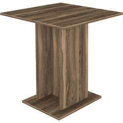 Τραπέζι Allos Megapap χρώμα καρυδί 75x75x77εκ