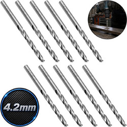 Σετ Τρυπάνια HSS M2 4.2x74mm για Μέταλλο σε Θήκη 10 Τεμαχίων OEM