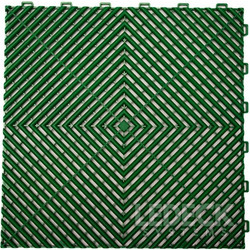 DIGITAL IQ PLASTIC FLOOR TILES (GREEN)