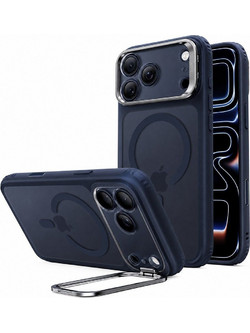 ESR Classic Hybrid HaloLock Kickstand Back Cover Frosted Blue (iPhone 18 Pro / 17 Pro)