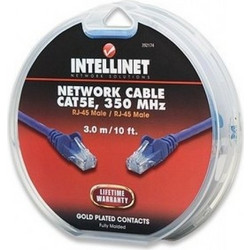 Intellinet U/UTP Cat.5e Καλώδιο Δικτύου Ethernet 3m Blue