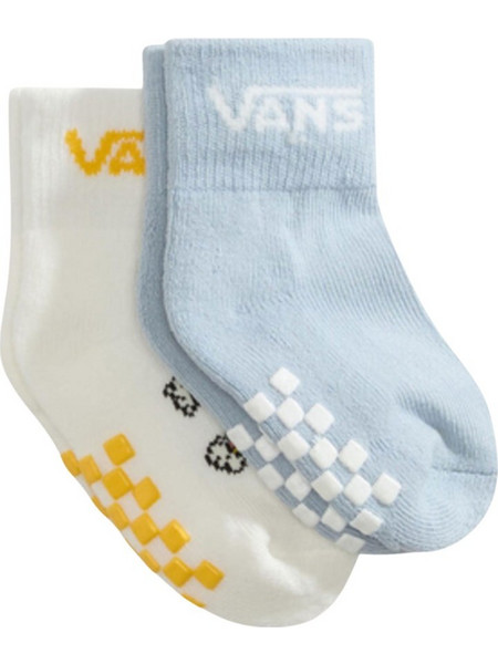 VANS CLASSIC INF CREW SOCKS 2-PACK SOFT SLATE