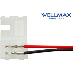CONNECTOR ΤΑΙΝΙΑΣ LED 3528 ΤΡΟΦΟΔΟΣΙΑΣ 10mm WELLMAX (ΣΕΤ ΜΕ 5)