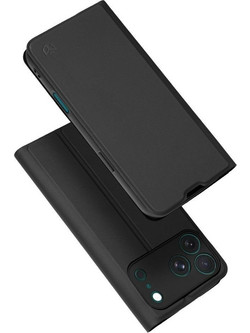 Techsuit Magskin Book Θήκη Βιβλίο Black (iPhone 18 Pro / 17 Pro)