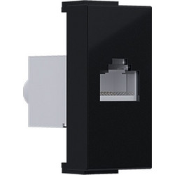 Acaelec Modys Πρίζα Τηλεφώνου RJ11 CAT3 IP20 Μαύρο Ματ (10101312326)