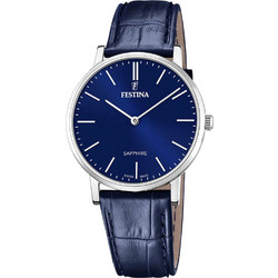Festina Ανδρικό Ρολόι με Μπλε Δερμάτινο Λουράκι F20012/3