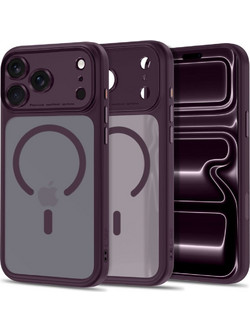 Tech-Protect MagPeak MagSafe Back Cover Matte Dark Cherry (iPhone 18 Pro Max / 17 Pro Max)