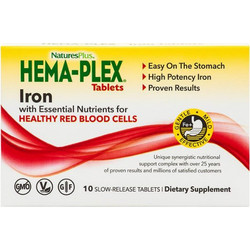 Nature's Plus Hema-Plex Iron 10 Ταμπλέτες