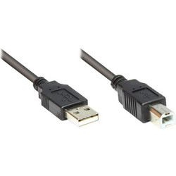 Good Connections 2510-2OFS Καλώδιο USB-B Male 2.0 to USB-A Male 1.8m Black