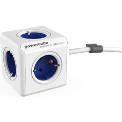 ALLOCACOC PowerCube Extended - Πολύμπριζο - Μπλε 1306BL/DEEXPC