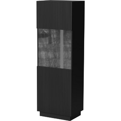 Cama LIVERTI display cabinet 59.5x42x178 black