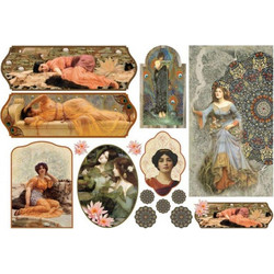 Stamperia Ριζόχαρτο Decoupage 48x33cm Γυναίκες