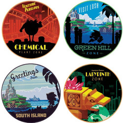 Sonic - The Hedgehog Coaster 4-Pack
