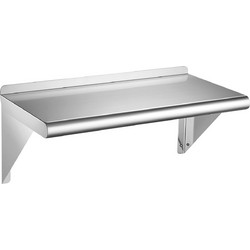 VEVOR Ανοξείδωτο Ράφι Τοίχου 305 x 610 mm, Βαρέως Τύπου, 113 kg, με Βάσεις BXGTJDXZCJK1FWSML001V0