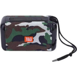 T&G TG-163 Ηχείο Bluetooth 10W Χακί
