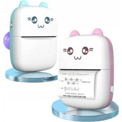 Lewer Bluetooth Mini Thermal Photo Printer - Στιγμιαίες φωτογραφίες και αναμνήσεις, φορητός, περιλαμβάνεται καλώδιο USB