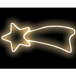 Κομήτης με Θερμό LED Φωτισμό IP44 28x67cm