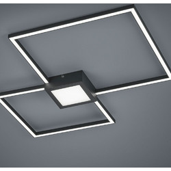 Trio Lighting Hydra Μεταλλική Πλαφονιέρα Οροφής ΜαύρηΚωδικός: 676210342