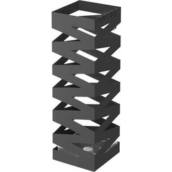 Songmics Ομπρελοθήκη Μεταλλική Μαύρη 15.5x15.5x49cm