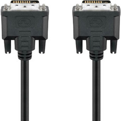 Goobay Cable DVI-D male - DVI-D male 3m Μαύρο (68083)