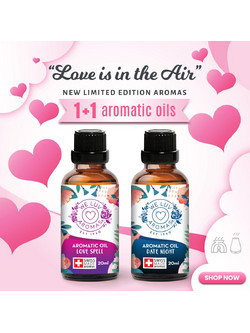We Luv Aromas Αρωματικό Έλαιο Υδατοδιαλυτό Love Spell & Date Night 2τμχ 20ml