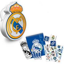 Real Madrid Emblem Σετ Σχολικών Ειδών 3D 21x17 εκ