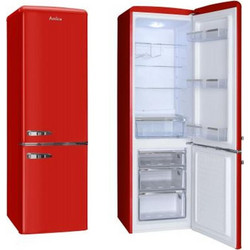 Amica KGCR 387100 R Red Ψυγειοκαταψύκτης 544lt Υ181xΠ55xΒ61.5cm Κόκκινος