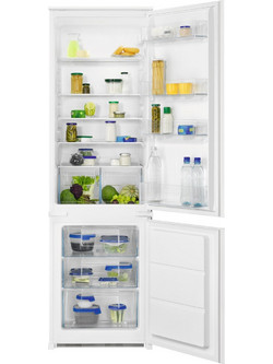 Zanussi ZNLN18FS1 Εντοιχιζόμενος Ψυγειοκαταψύκτης 268lt Υ177xΠ54.8xΒ54.9cm Λευκός