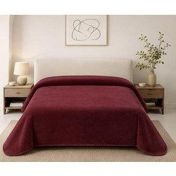 ΚΟΥΒΕΡΤΑ ΒΕΛΟΥΤΕ BEVERLY SILK TOUCΗ ΜΠΟΡΝΤΩ 160X220 LINEAHOME