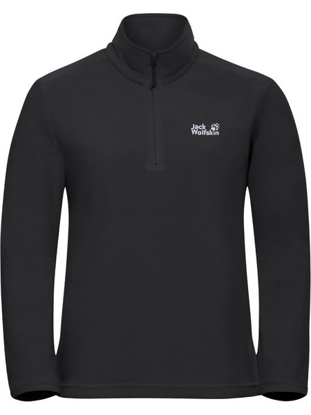 Μπλούζα Fleece γυναικεία Taunus 100 Hz W Jack Wolfskin Μαύρο