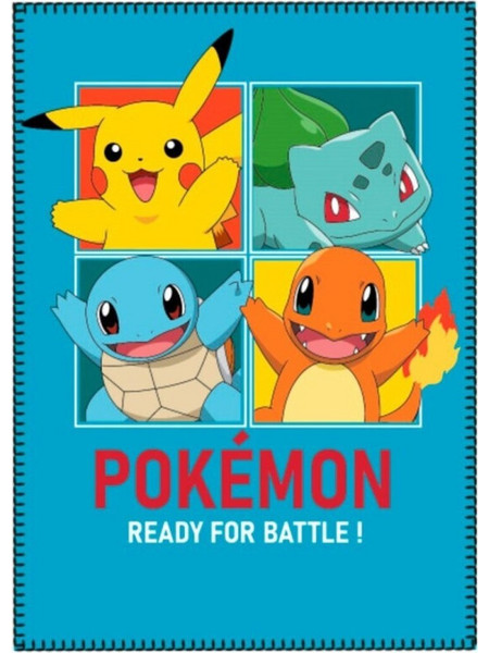 Pokemon Blue Κουβέρτα 100x140 εκ