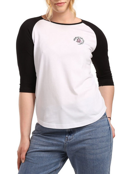 HORSEFEATHERS ZALVA W RAGLAN T-SHIRT WHITE