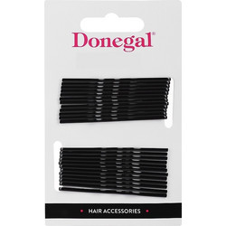 Donegal 5091 Μαύρα Τσιμπιδάκια Μαλλιών 5cm - 24 τεμάχια