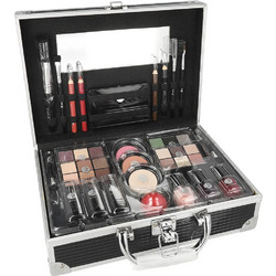 2K All About Beauty Train Case Complete Make up Palette 60.2gr