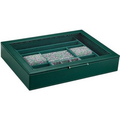 Κοσμηματοθήκη Sophia Window Forest Green Fruit Botanical Wolf x Fiona Howard (35.6x25.4x7 cm)