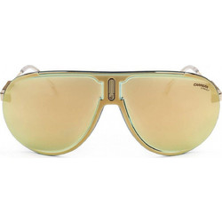 Carrera Superchampion J5G Ανδρικά Γυαλιά Ηλίου Oversized Μεταλλικά Χρυσά με Κίτρινο Polarized Φακό