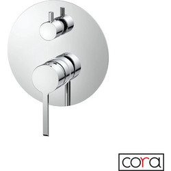Cora Occo 7255 Chrome - Μίκτης εντοιχισμού με εκτροπέα 2 εξόδων