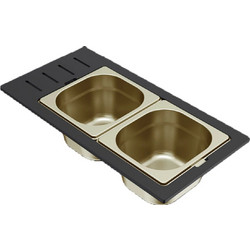 Elleci Sintesi Drain On 1/6 KD012100 Oro - Μπολ Gastronorm Νεροχύτη