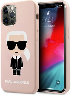 Karl Lagerfeld Iconic Back Cover Light Pink (iPhone 12 mini)