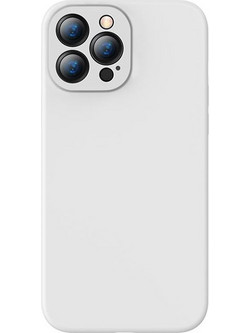 Baseus Liquid Soft Flexible Back Cover White (iPhone 13 Pro Max)