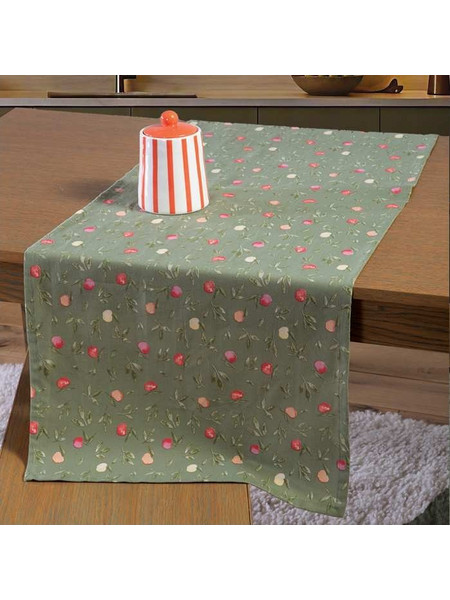 RUNNER 45x140 (SWEET APPLE GREEN) - NEF NEF SWEET APPLE GREEN / 50% ΒΑΜΒΑΚΙ-50% ΠΟΛΥΕΣΤΕΡ