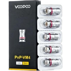 Αντιστάσεις PnP-VM4 0.6ohm Coils (για pnp tank) by VooPoo (5 τεμάχια) 6941291502412