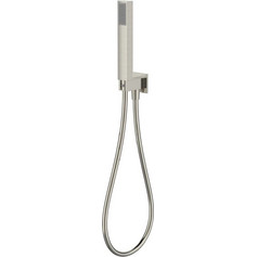 Karag Delos H3D/HSH064/P458S Satinato - Σετ Ντους Εντοιχισμού με Τηλέφωνο, Στήριγμα & Σπιράλ